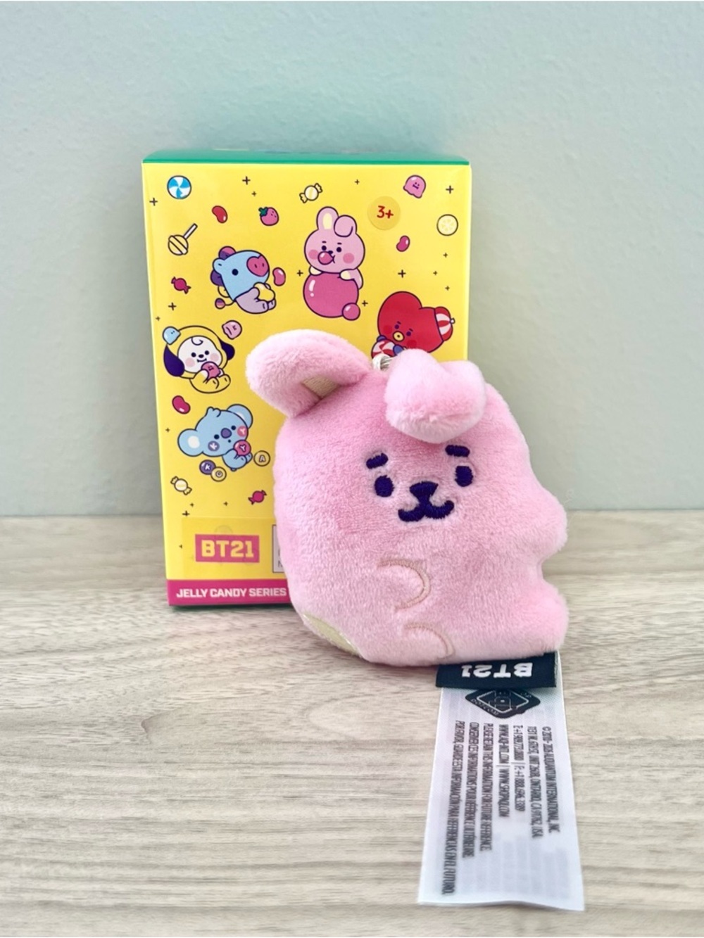 BTS BT21 Jelly Candy Series 1 Mini Plush Pendant - COOKY (JUNGKOOK)